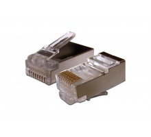 RJ-45 коннектор экранированный, 8P-8C кат.5