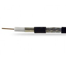 Кабель RG-6 чёрный 1.02CCS/48x0.12AL/PE, PACIFIX зимний