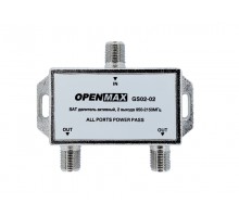 Активный делитель на 2 "GS02-02", спутник, встр. усилитель, 950-2150MHz