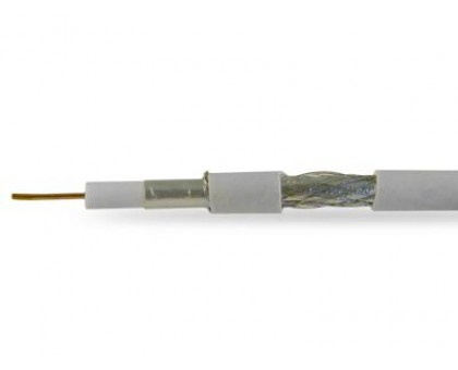 Кабель RG-6 белый 1.02CCS/48x0.12AL/PVC