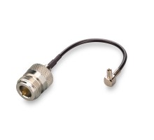 N-female - TS-9, угловой пигтейл