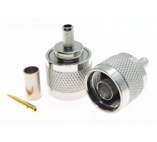 N-male под обжим, RG-58/RG-142/RG-223/LMR-195