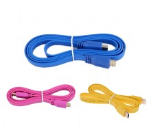 Кабель HDMI - HDMI 1.5м FLAT