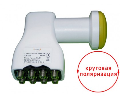 Golden Media GM-108, Ku-Band 11.7-12.75GHz 0.1dB