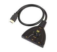 Переключатель HDMI, 3 входа - 1 выход, 4K