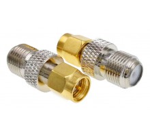 SMA-male - F-female, переходник