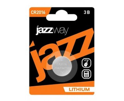 Батарейка CR2016, 3В, JAZZway