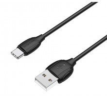 Кабель USB - USB type-C 1м чёрный, 3A, BX19