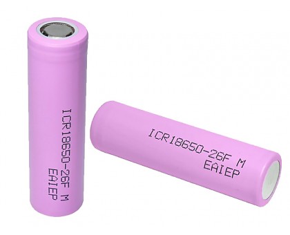Аккумулятор Li-ion 18650 2600mAh, EAIEP ICR