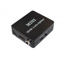 Аудио-экстрактор HDMI (мама) - HDMI (мама) + Audio 3.5мм / SPDIF / COAX