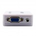 Конвертер VGA2AV, VGA (мама) + Audio 3.5мм - AV (RCA-мама)