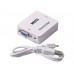 Конвертер VGA2HDMI, VGA (мама) + Audio 3.5мм - HDMI (мама)
