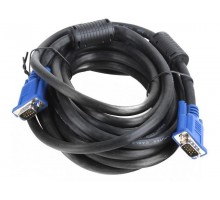 Кабель VGA (штекер) - VGA (штекер) 5м, чёрный
