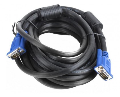 Кабель VGA (штекер) - VGA (штекер) 5м, чёрный