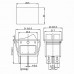 Выкл. ДВОЙНОЙ подсветка 250V 6к