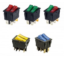 Выкл. ДВОЙНОЙ подсветка 250V 6к