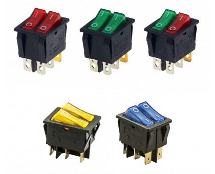 Выкл. ДВОЙНОЙ подсветка 250V 6к