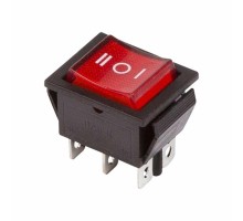 Выкл. ON-OFF-ON подсветка 250V 6к