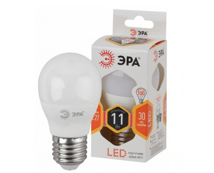 LED P45-11w-827-E14
