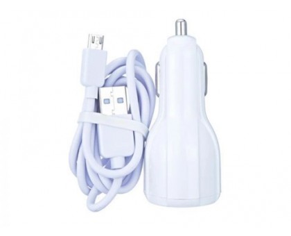 Адаптер Muju MJ-C05, в прикуриватель, microUSB