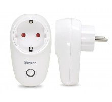 Wi-Fi реле Sonoff S26, один канал 220В 10А, розетка