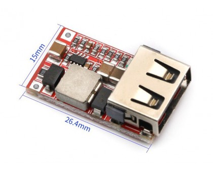 Модуль DC-DC пониж., 6-24в / 5в USB 3А