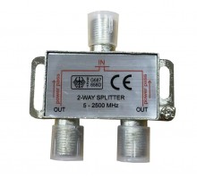 Делитель на 2, спутник/эфир, 5-2500MHz