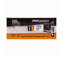 Супер-клей гель, универсальный, PROconnect 3гр