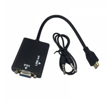 Конвертер HDMI (папа) - VGA (мама), OT-AVW21