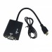 Конвертер HDMI (папа) - VGA (мама), OT-AVW21