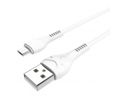 Кабель USB - microUSB 1м белый, 3A, YL-703