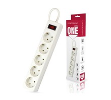 Smartbuy 5м, 5 розеток белый
