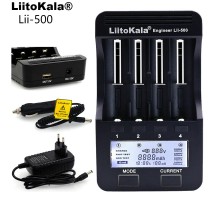 ЗУ LiitoKala Lii-500, универсальное (заряд и тестирование, полный комплект)