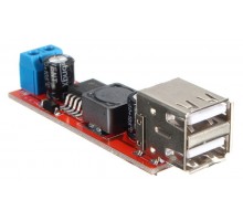 Модуль DC-DC пониж., 9-40в / 2xUSB 5в 3А