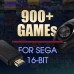 Игровая приставка HD Y2S-Plus (900+ игр, 8 и 16 bit)