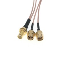 SMA-female - 2 SMA-male, пигтейл