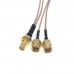 SMA-female - 2 SMA-male, пигтейл