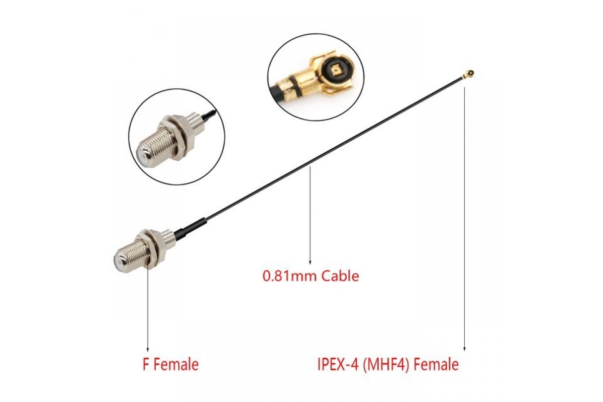 F-female-IPEX4-F,пигтейл