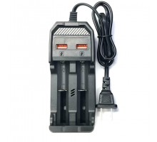 ЗУ NICE DEVICE SM-282AU для двух аккумуляторов 18650