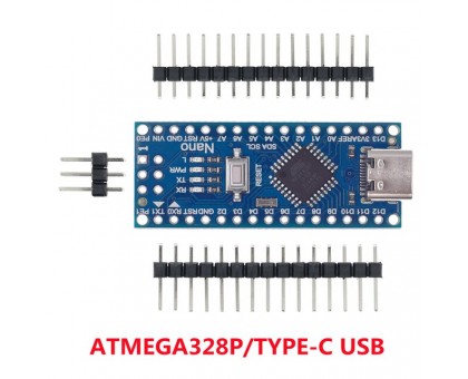 Arduino Nano Type-C, CH340 ATMEGA328P 16MHz