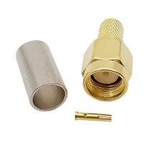 RP-SMA-male под обжим, для RG-58
