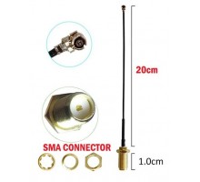 SMA-female - u.FL/IPEX1-F 20см, пигтейл
