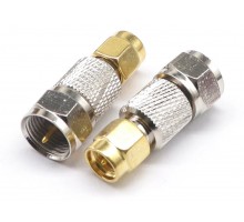 SMA-male - F-male, переходник