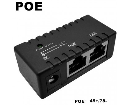 Пассивный POE-инжектор до 100Мбит/с