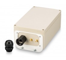 Гермобокс KG-SMAx2 для сетчатой параболической антенны (гермоввод RJ45, внутри 2xSMA)