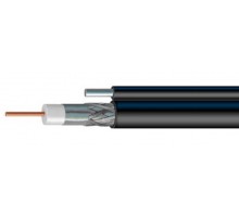 RG-11 чёрный 1.63CCS/64x0.12AL/PE с подвесом 1.83мм