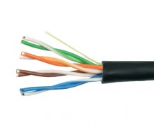 Кабель сетевой UTP 4x2, Cat.5E, медь, наружный, Netlan