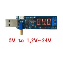 Модуль DC-DC USB/microUSB 3.5-12В / 1-24В 2-3Вт