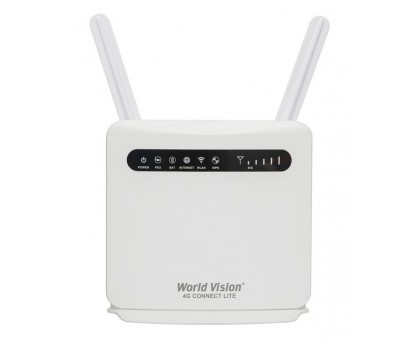 Роутер 4G World Vision Connect Lite, cat.4, 2xSMA, 4xLAN 100Mbit/s, Wi-Fi 2.4GHz