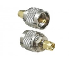 UHF-male - SMA-male, переходник